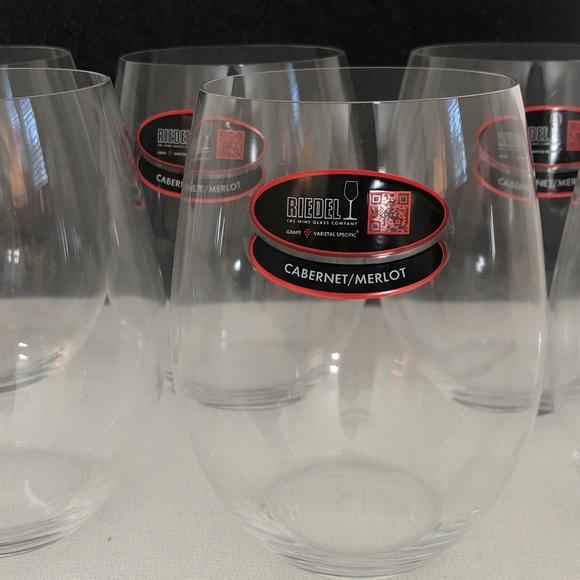 RIEDEL The O Wine Tumbler Cabernet/Merlot - 8 Stemless Wine Glasses - NWT - Picture 12 of 14